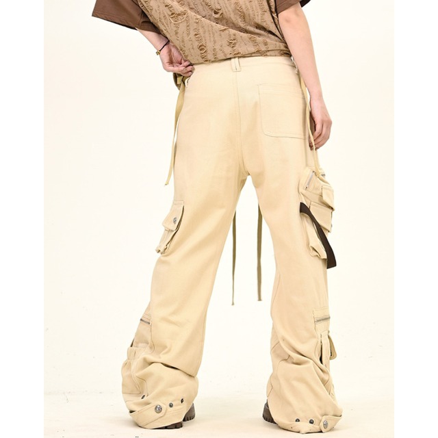 zipper design cargo denim　ジッパーデザインカーゴデニム　J0846