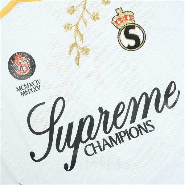 Floral Soccer Jersey Supreme Mサイズ白