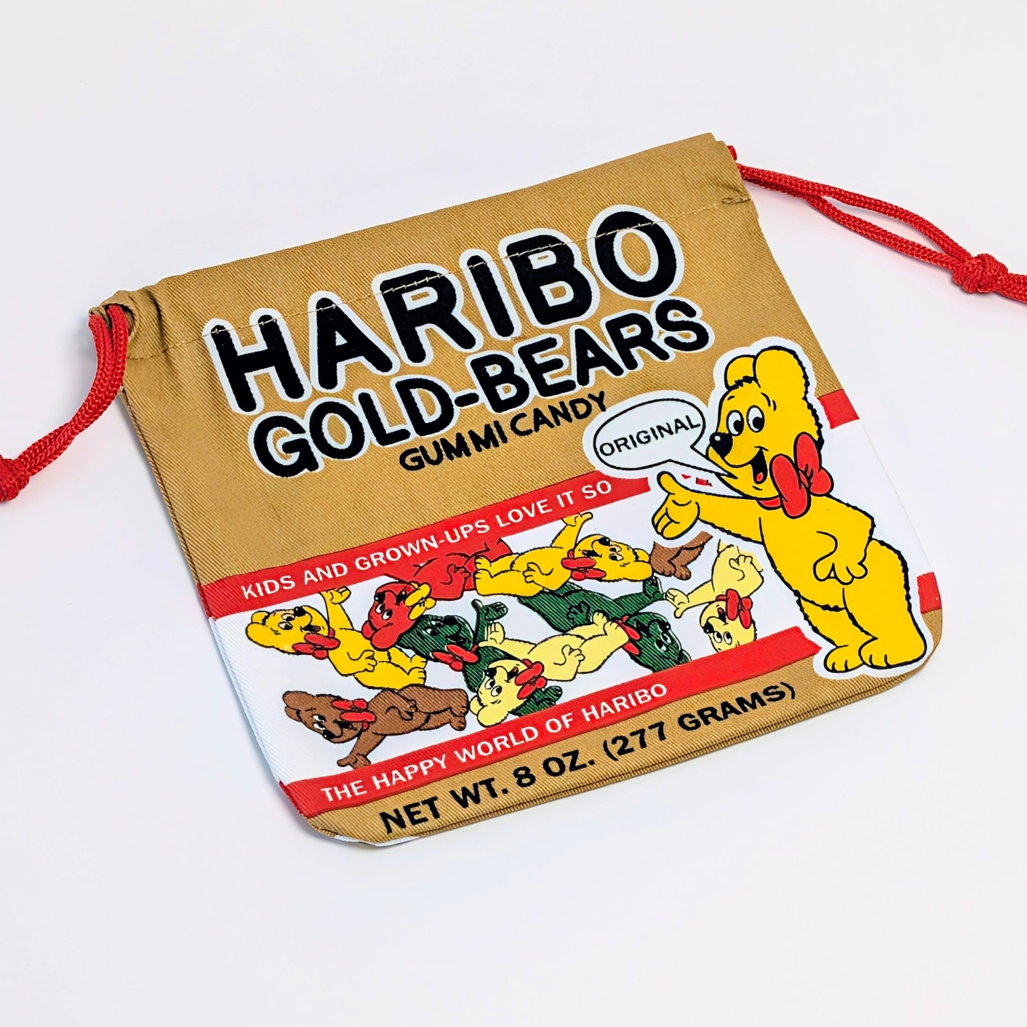 ✨️可愛すぎて何枚も欲しい♡✨️アメリカンキャラクターPURSE【 HARIBO（ハリボー）】巾着袋 〚アメリカン雑貨 アメトイ〛