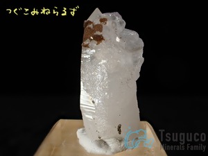 フローライト・オン・クォーツ 蛍石 Fluorite 中国 TM-0052