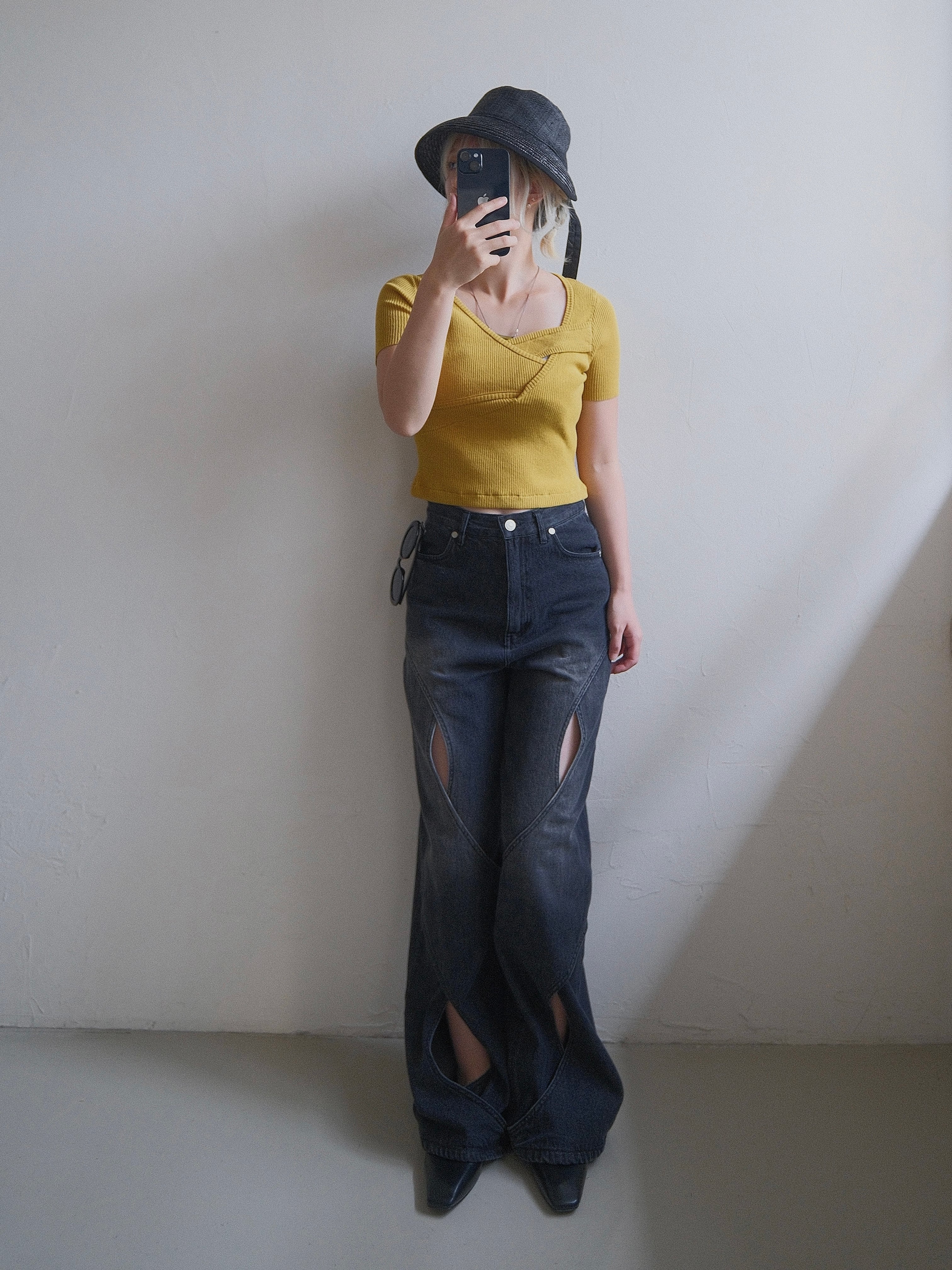 Tuck Design Denim Pants / DENIM BLUE | kiddo.com