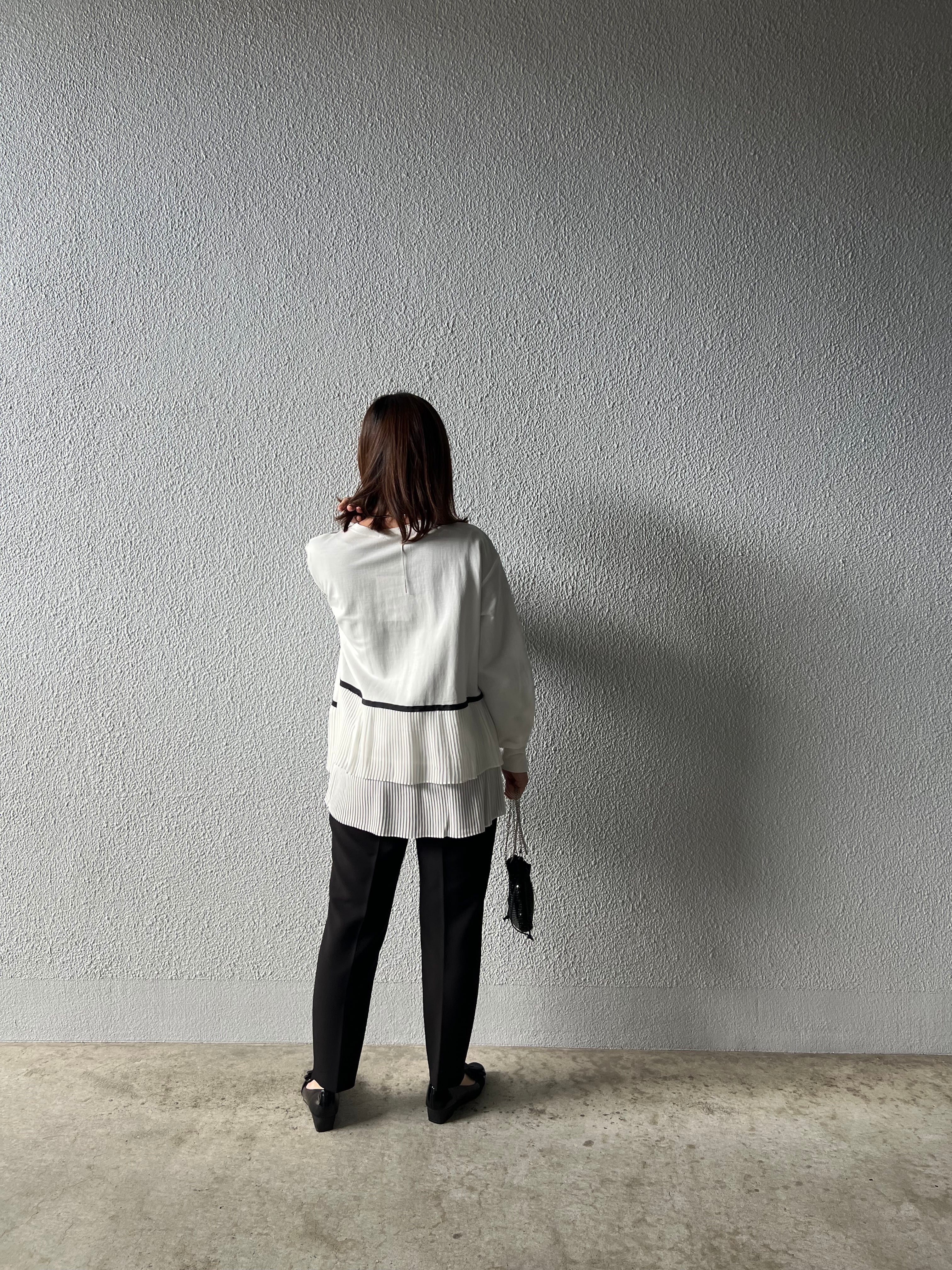 【SELECT】プリーツヘムトップス 52182