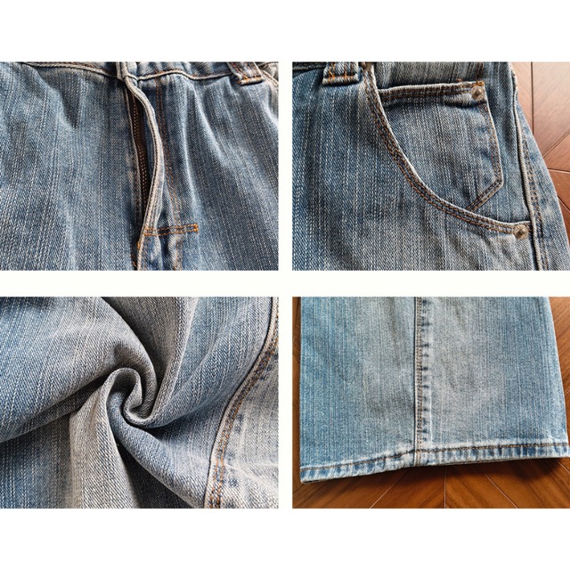 back design point denim　バックデザインポイントデニム　J1750
