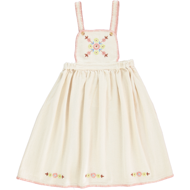Bebe Organic / Rosel Apron Dress - Needlepoint