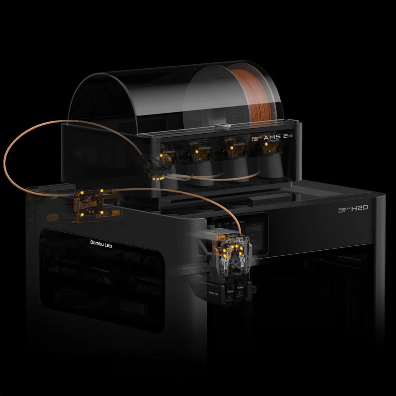 Bambu Lab H2D Pro（AMS 2 Pro & AMS HT 付）3Dプリンター | Bambu Lab