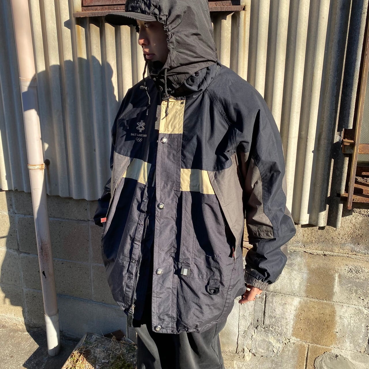 テック mountain jacket アウター 短丈 ギミック vintage