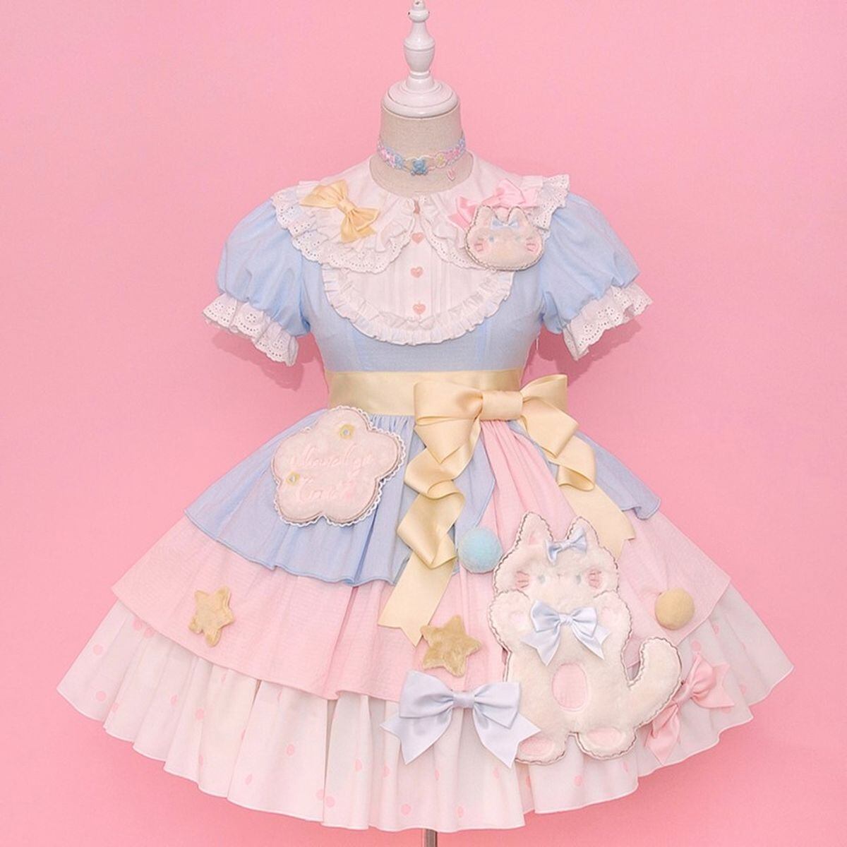 甘ロリキャンディキャットリボンドレス | Maiden 