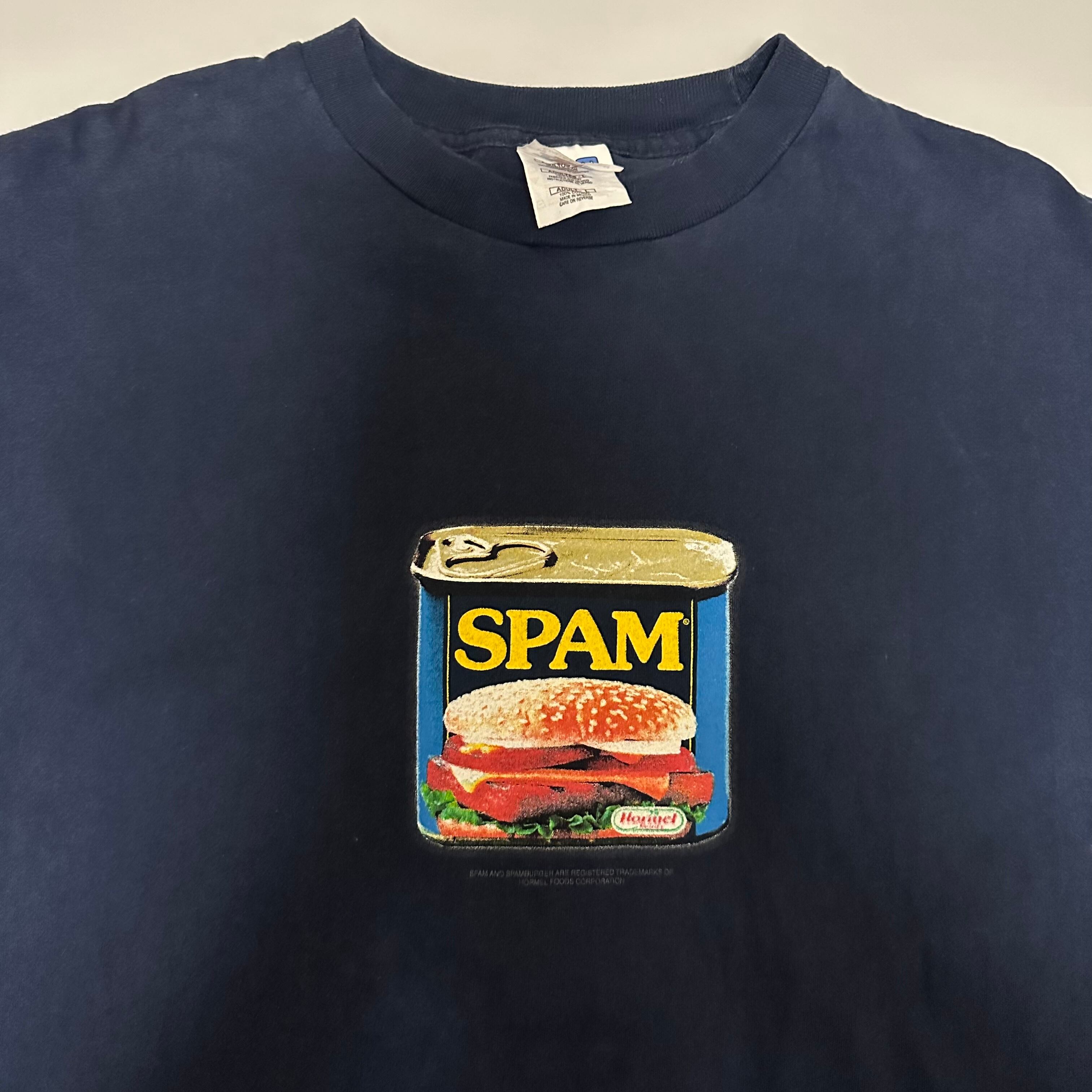 楽天市場】【XZ94】90s スパム spam Tシャツ XL 企業Tシャツ 企業物 