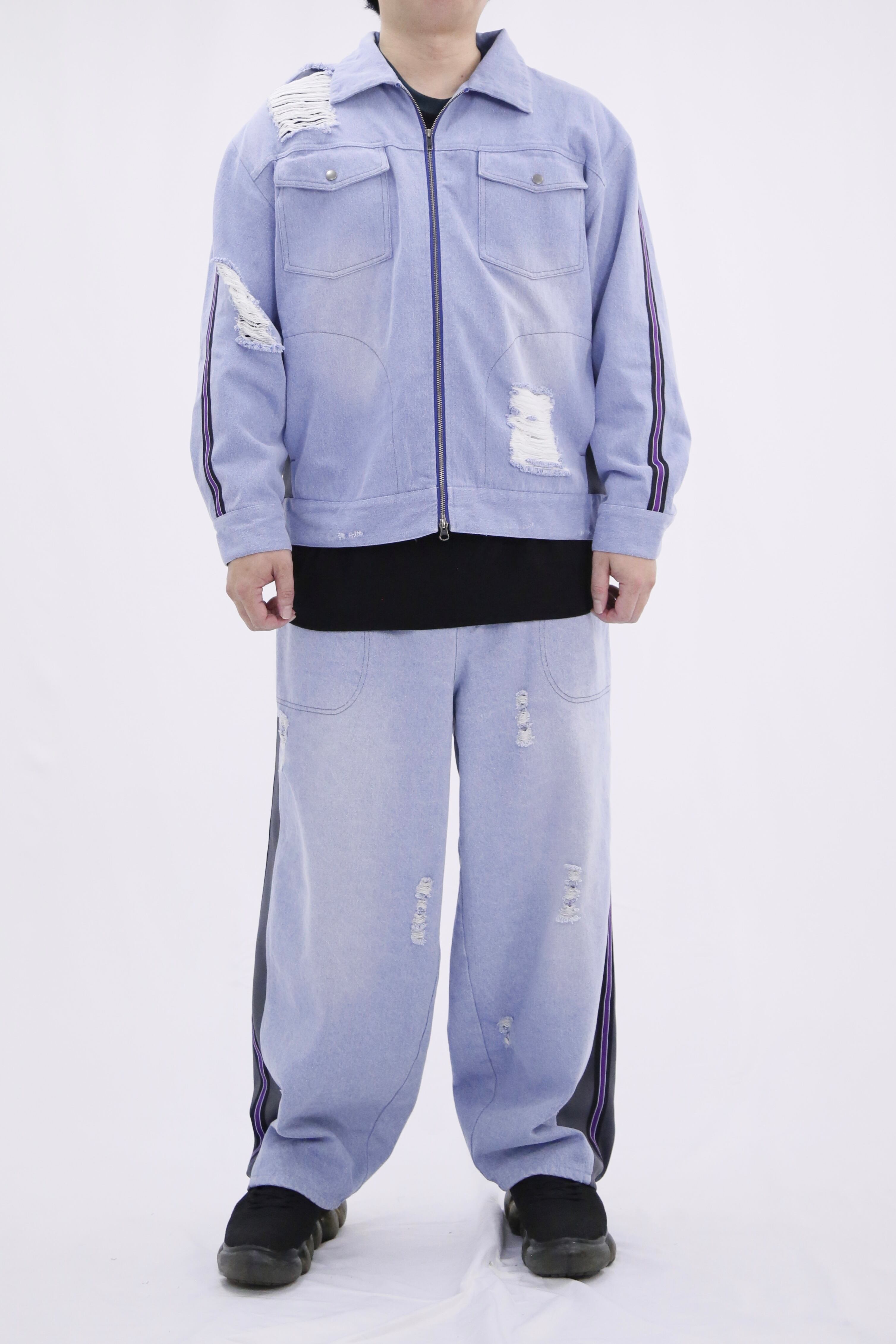 デニムジャージパンツM Blue | neüron