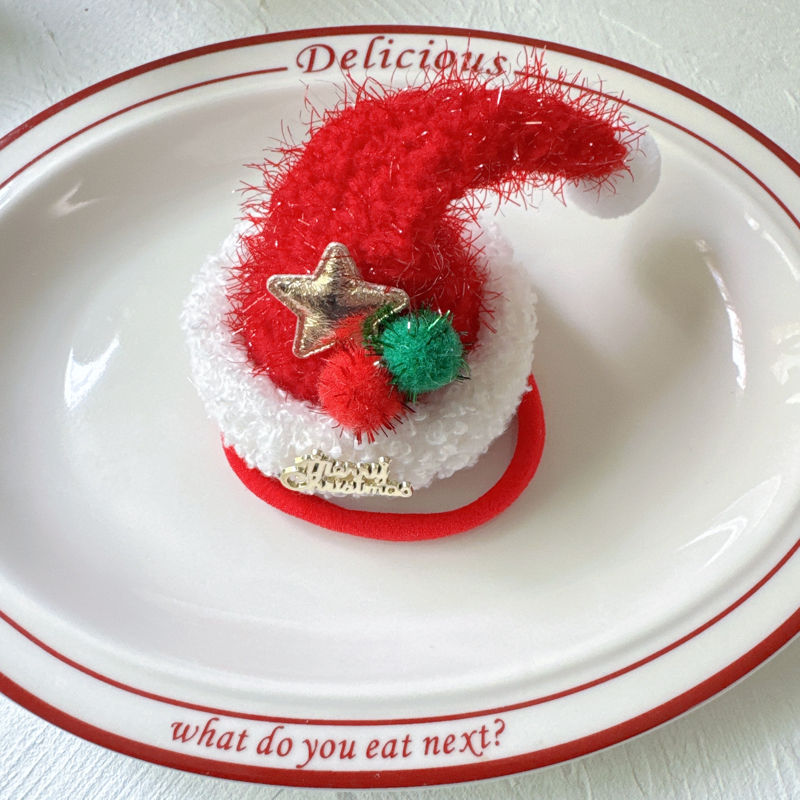 クリスマス*サンタのお帽子ヘアバンド