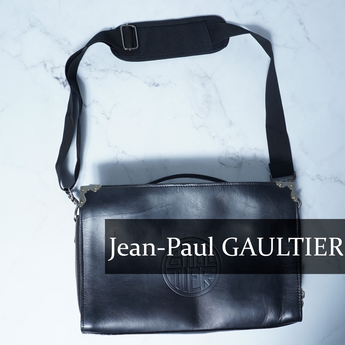 archive Jean Paul GAULTIER レザーショルダーバッグ Jean Paul GAULTIER】ジャンポールゴルチエ