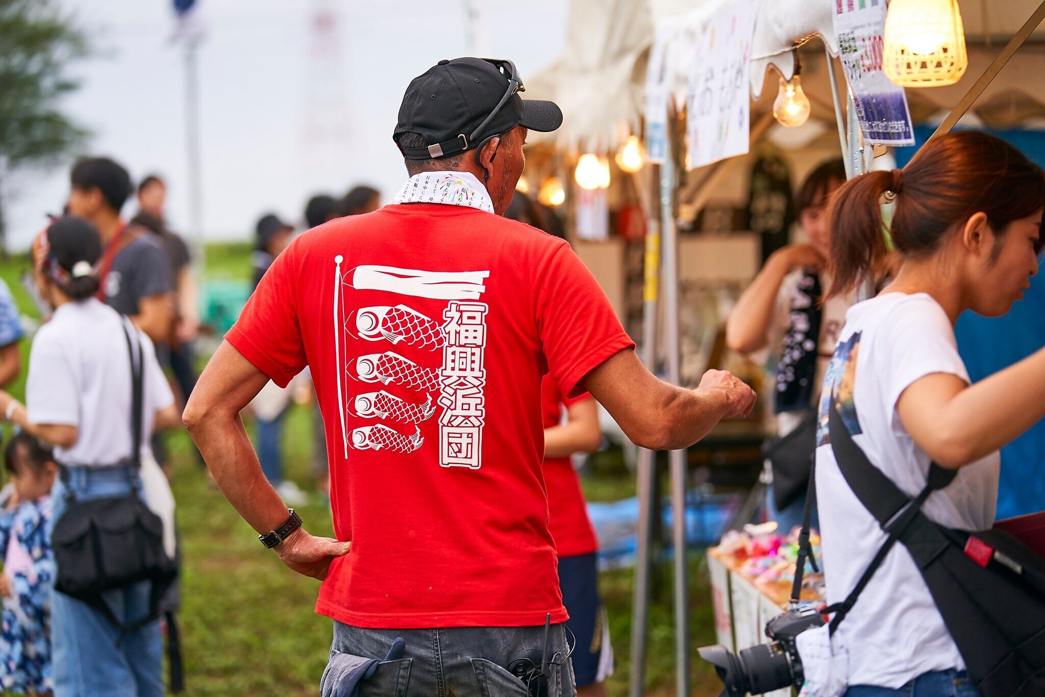 福興浜団Tシャツ(赤) | 福興浜団オンラインショップ