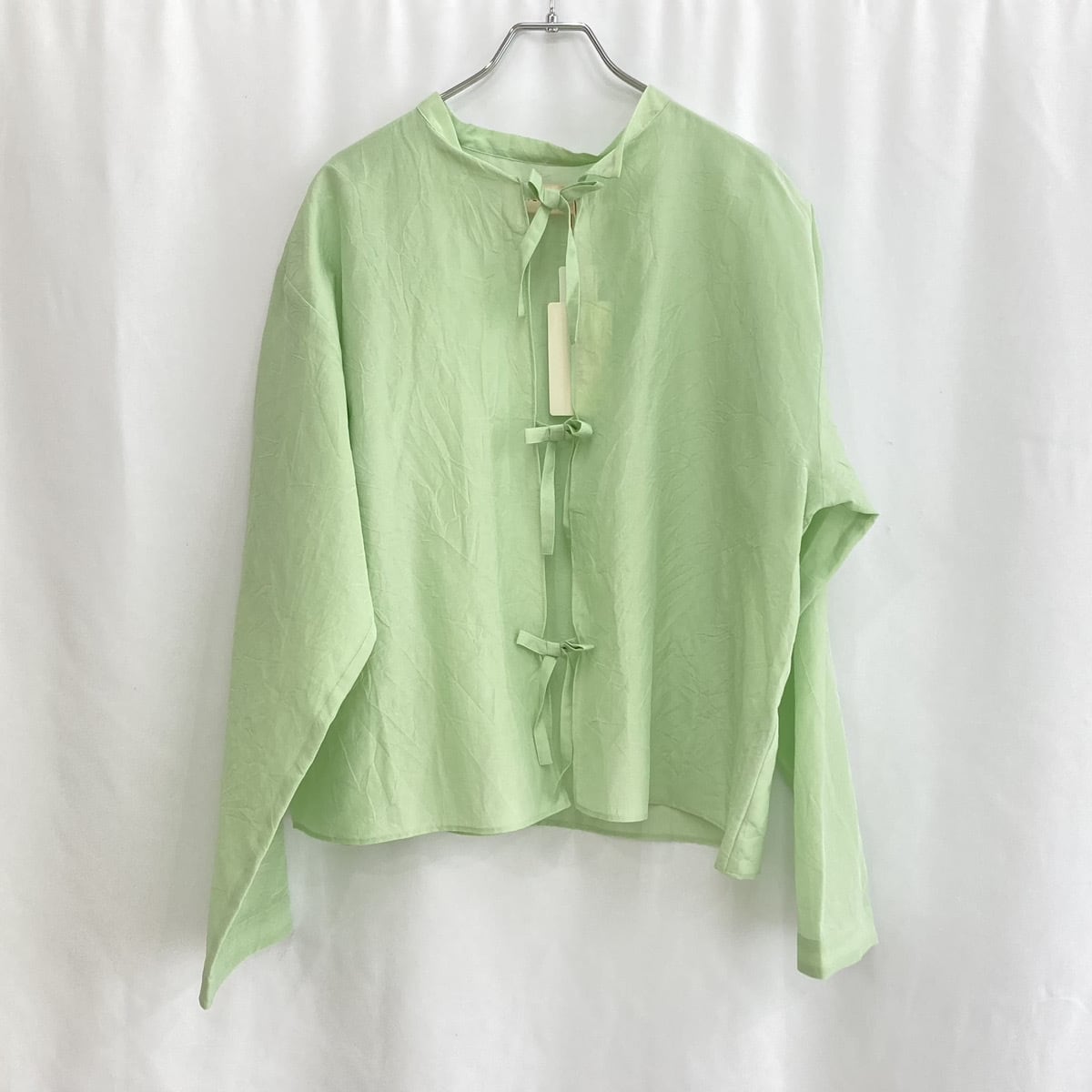20%OFF】【MEYAME】COTTON SILK BLOUSE JACKET コットンシルクブラウス