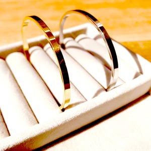 ステンレスシンプルバングルGD