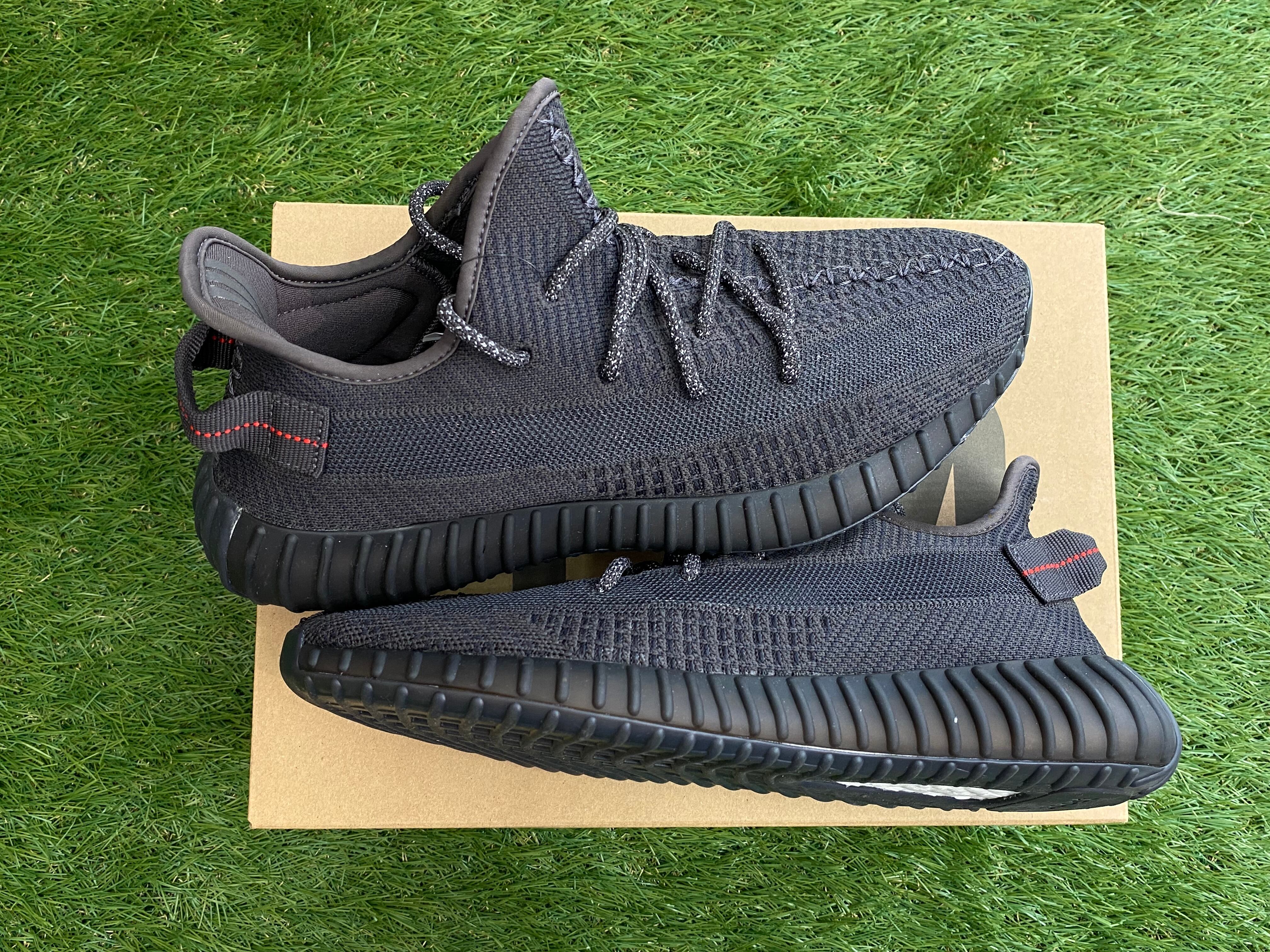 adidas YEEZY BOOST 350 V2 BLACK STATIC FU9006 27.5cm 55424 | BRAND  