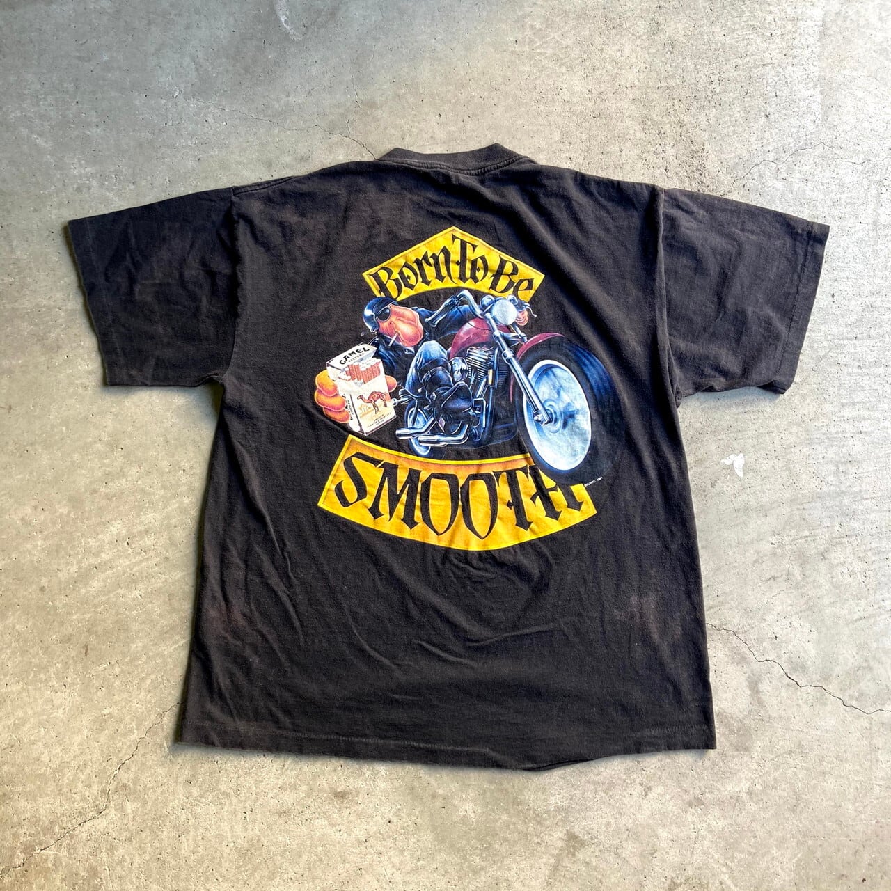 90年代 CAMEL キャメル 企業系 胸ポケット アドバタイジングTシャツ