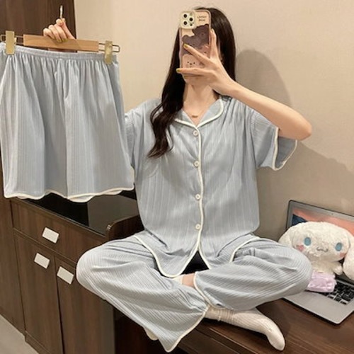 人気 春夏 2025 ルームウェア 2/3点セット 春夏 可愛い 長袖 長ズボン パジャマ レディース 部屋着