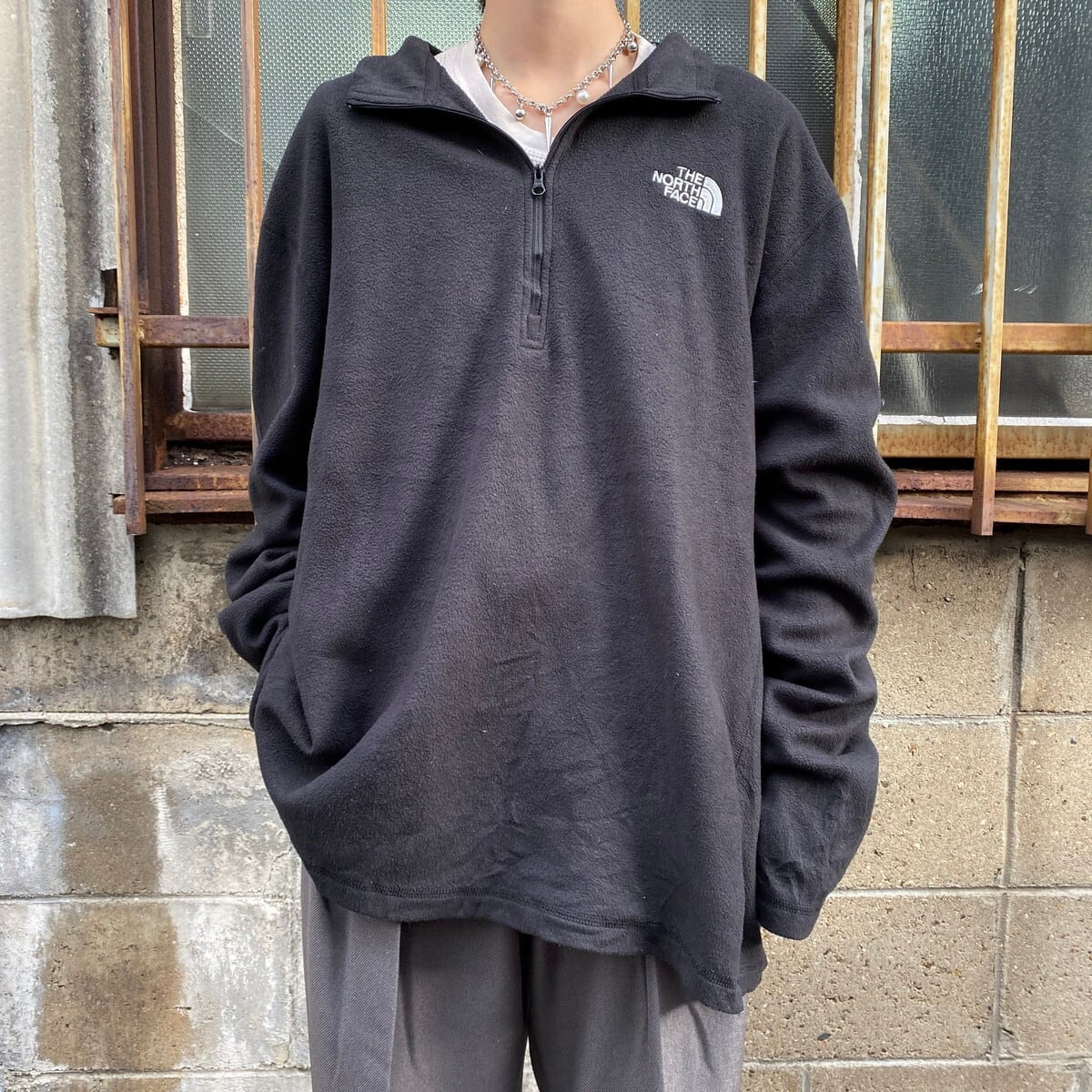 THE NORTH FACE ノースフェイス ハーフジップ プルオーバー ニット  