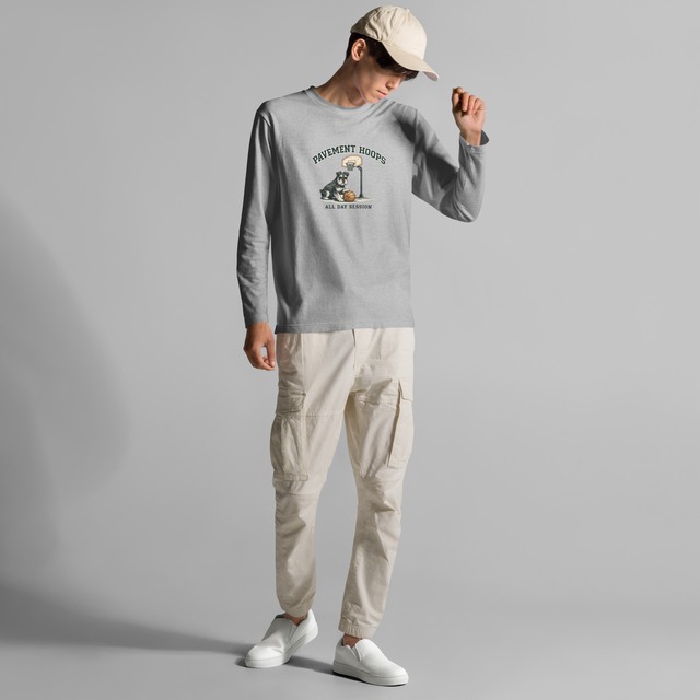Pavement Hoops Long Sleeve Tee S0074