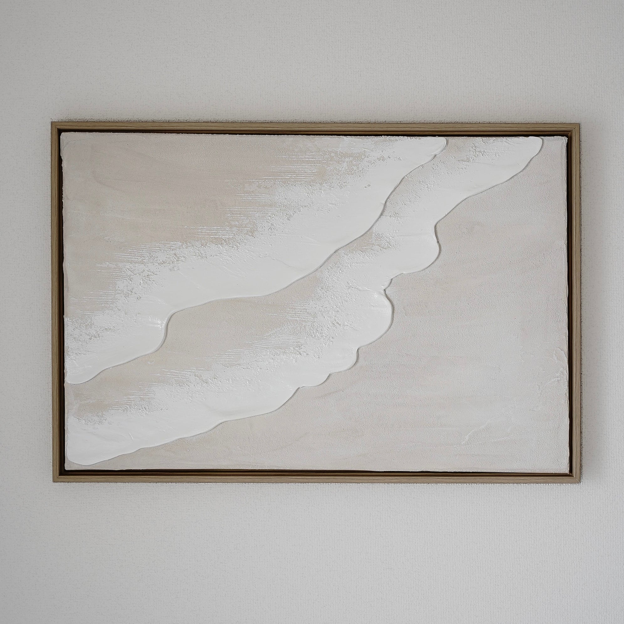 【Beach -growth-】40×60cm 海の絵 トープカラー