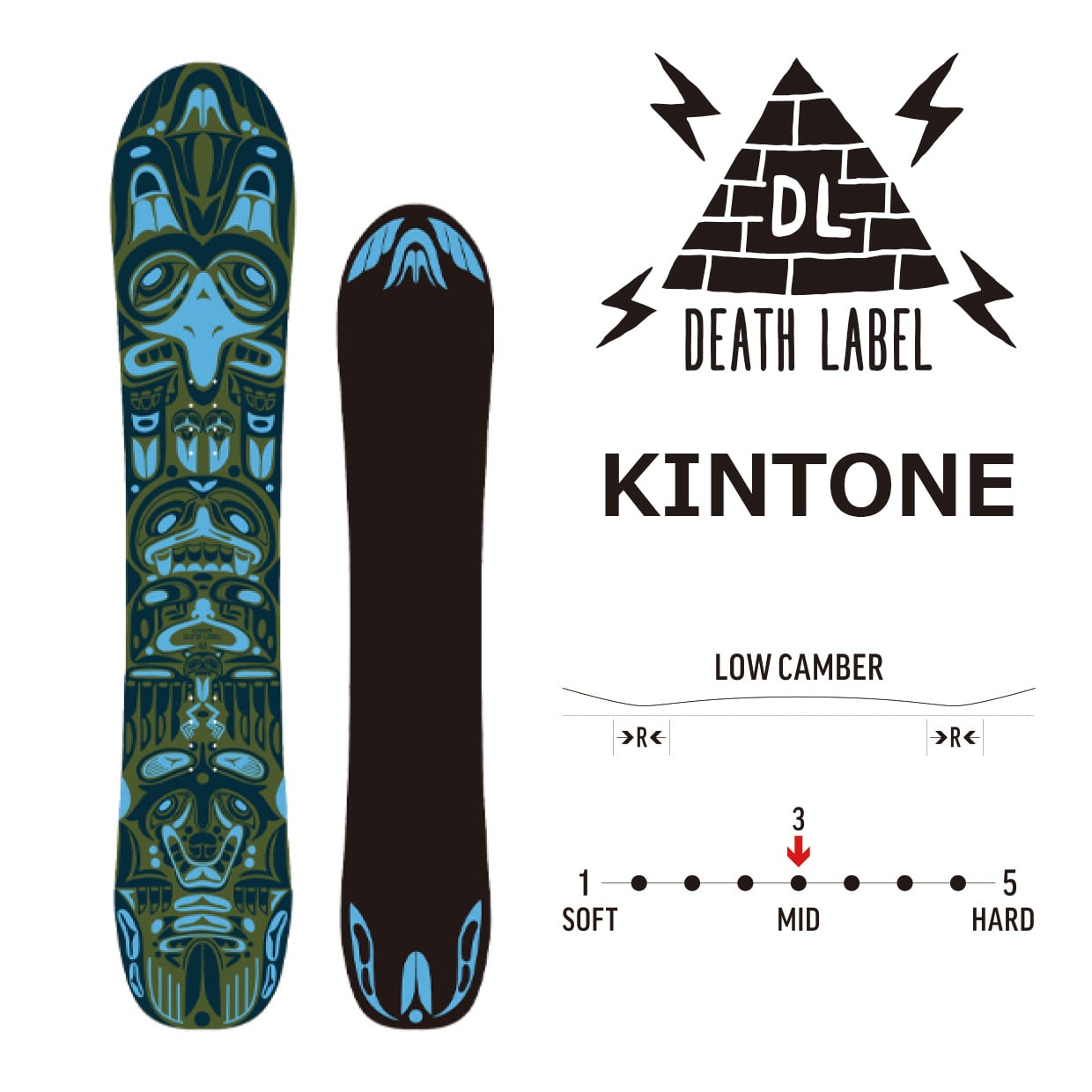 23-24年モデル DEATH LABEL .『 KINTONE 』. デスレーベル . キントネ