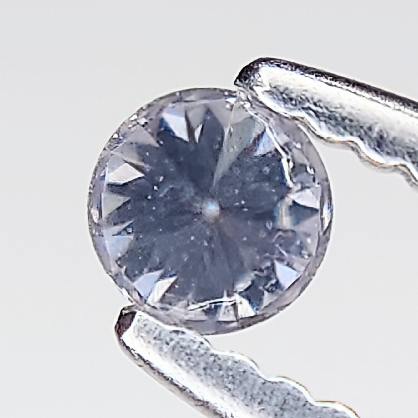 希少 Violetish Gray Diamond 0.048ct Fancy Light Violetish Gray SI