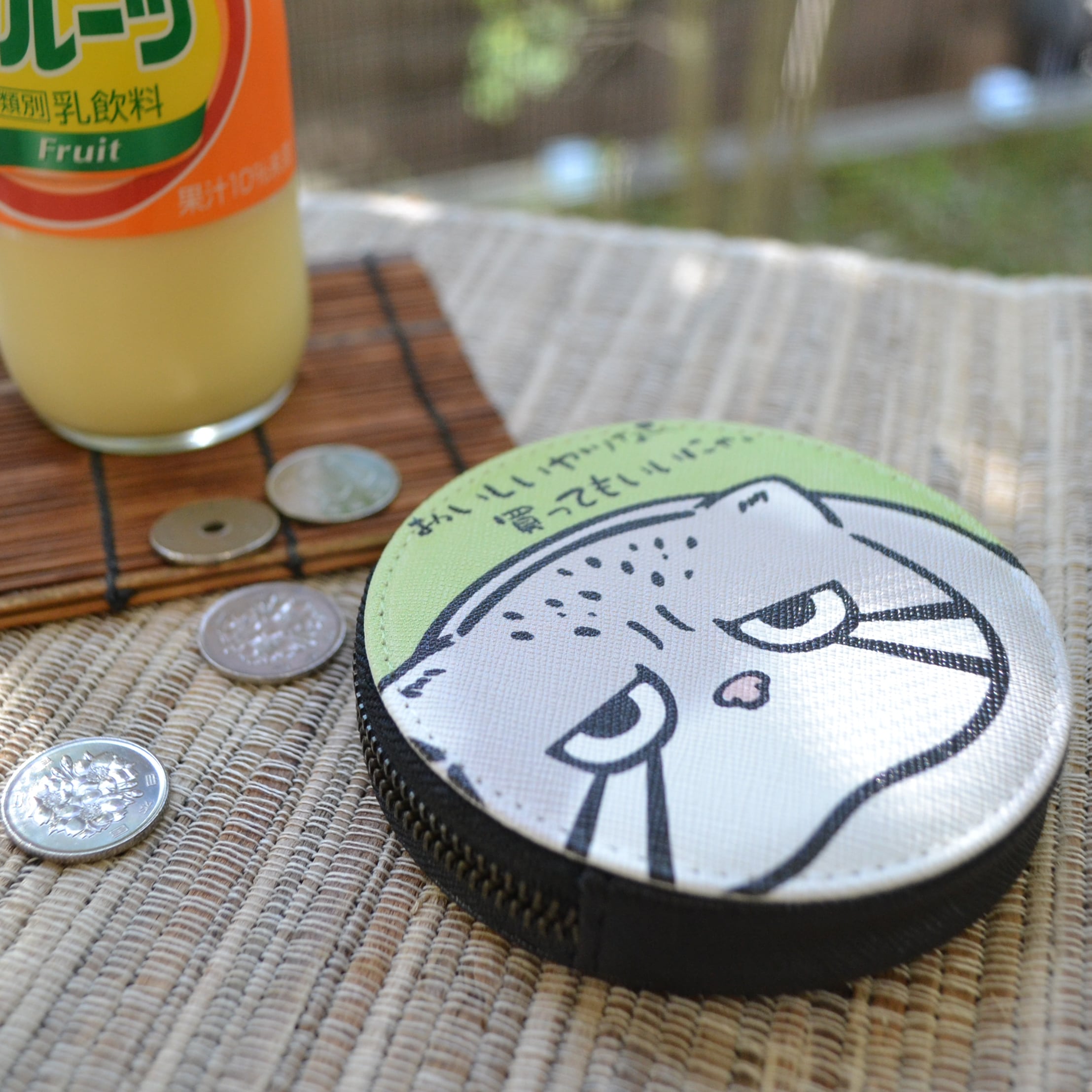 コイン マヌルネコ コインケース☆マヌルネコ | ハシビロコウグッズ・マヌルネコ