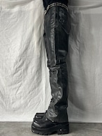 "5351 Pour Les Hommes" Leather Flared Pants