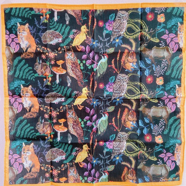 Nathalie Lete ナタリー レテ ハンカチ Forest 雑貨店feve