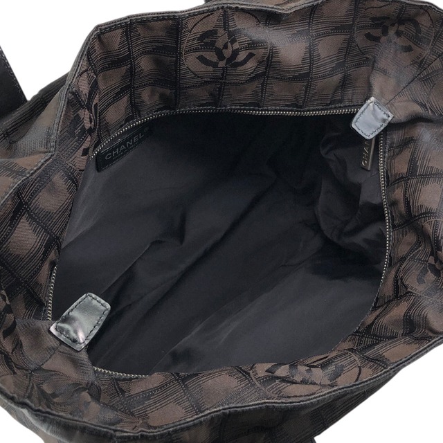 CHANEL シャネル ニュートラベル トートバッグ ブラウン ナイロン レザー vintage ヴィンテージ オールド kfcs7i