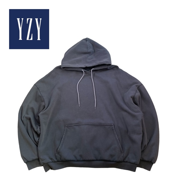 【POETIC GRAY M】Dead stock!! 2022s Yeezy×Gap doubleface "OVERSIZE" sweat hoodie "TAPESTRY NAVY" 【LA H18 OVER SIZ TAPESTRY NAVY M】