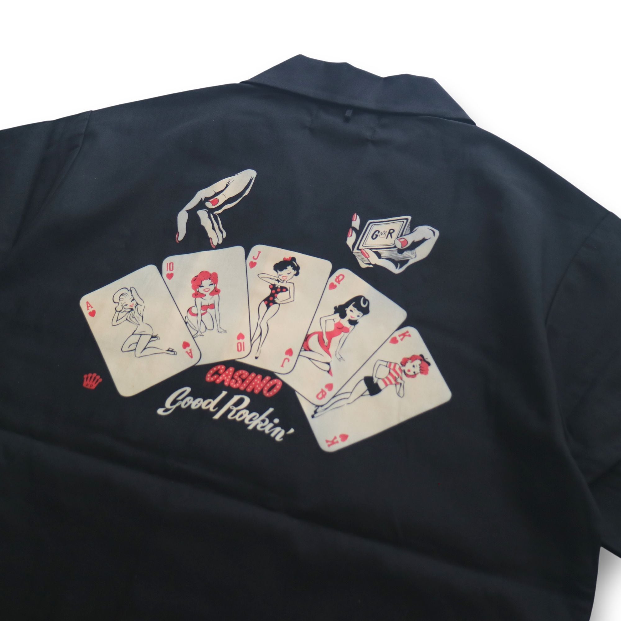 オープンカラーワークシャツ ROCKIN' CASINO GOOD ROCKIN' ロカビリー