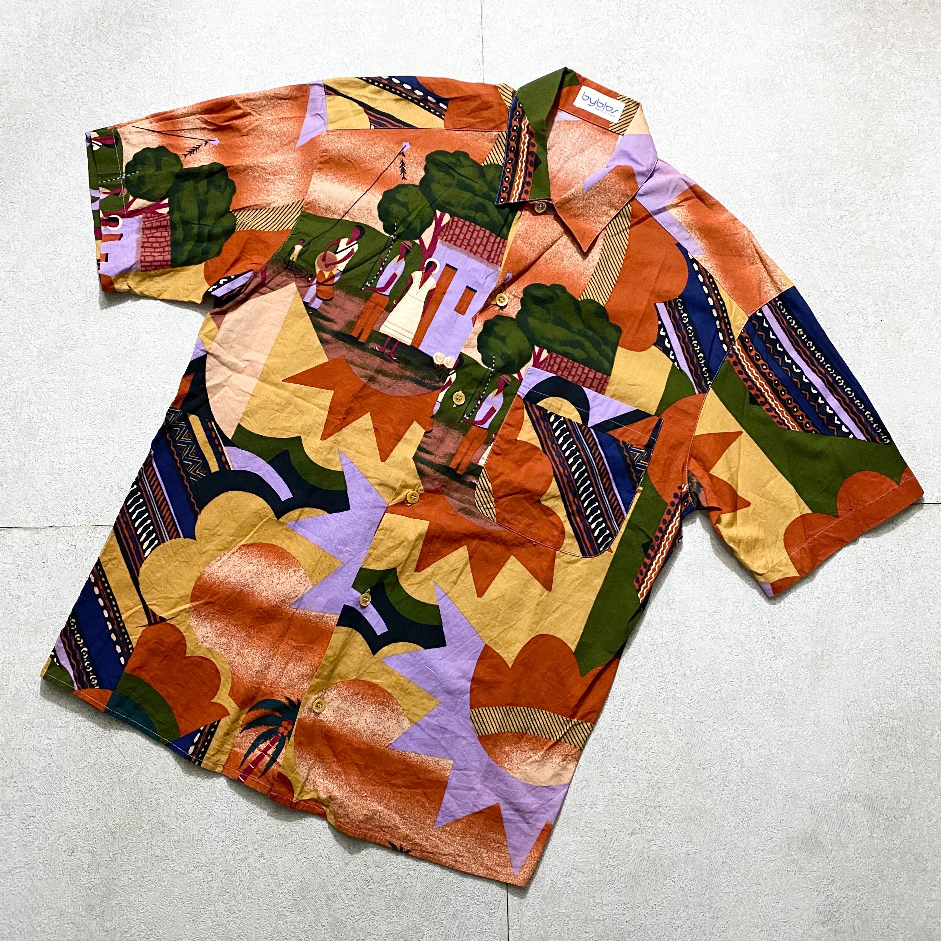 vintage BYBLOS art pattern shirt | NOIR ONLINE powered by BASE