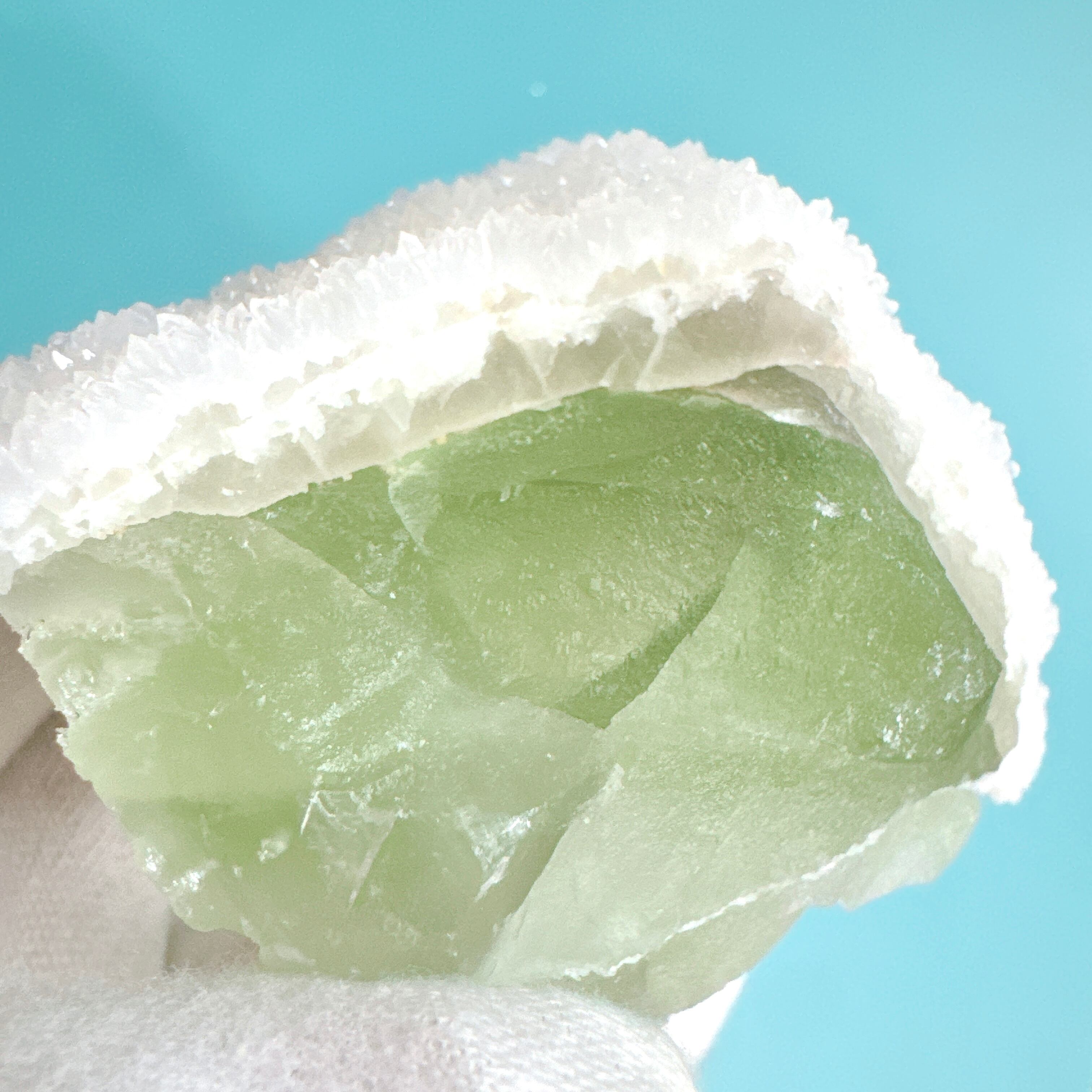 モンゴル産 シュガークラスター共生フローライト 原石 天然石