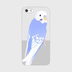 iPhoneケース セキセイインコ スパングルブルー男の子【各機種対応】