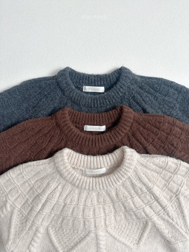 minirobe25wn_Cable Knitwear