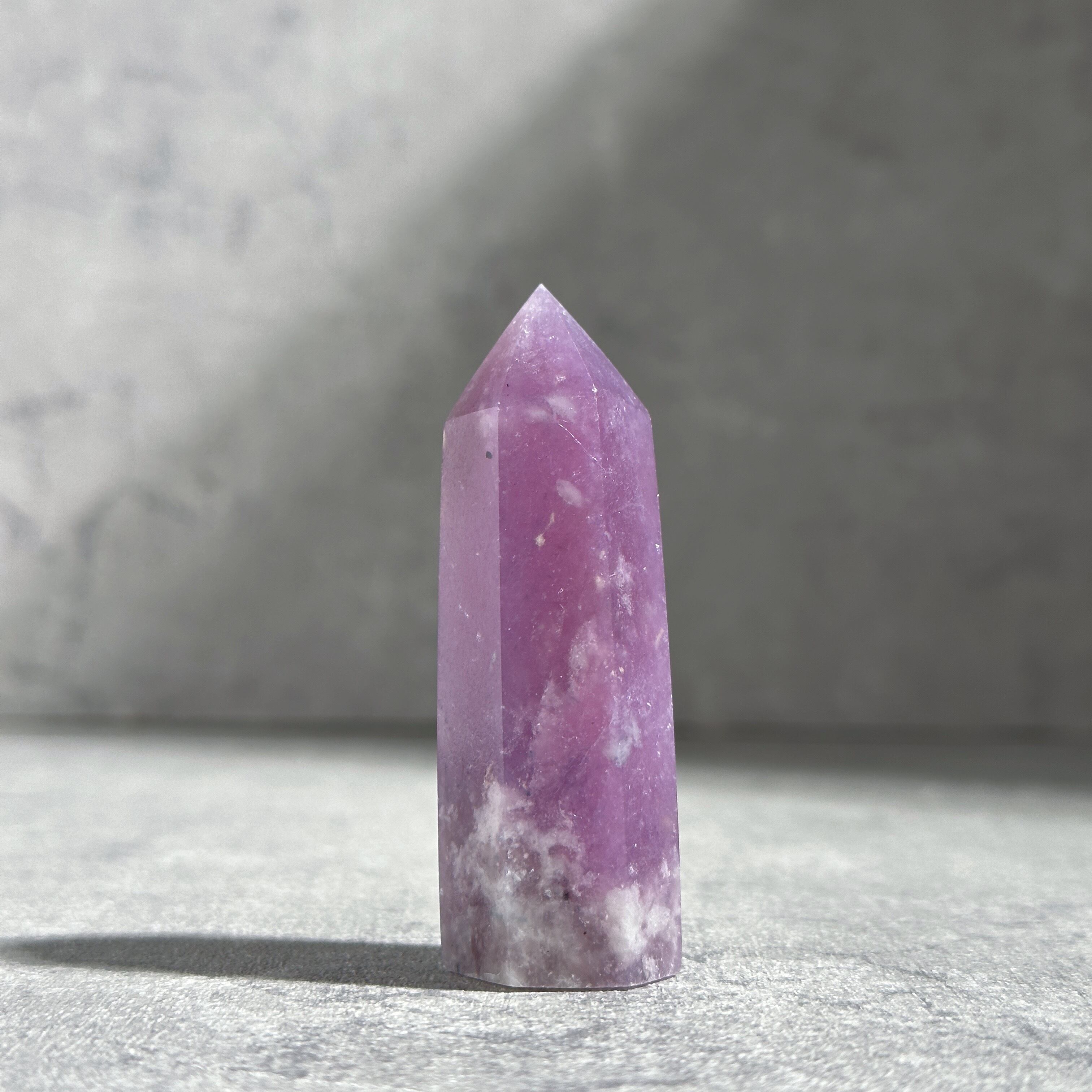 レピドライト タワー型42◇Lepidolite◇天然石・鉱物・パワーストーン◇