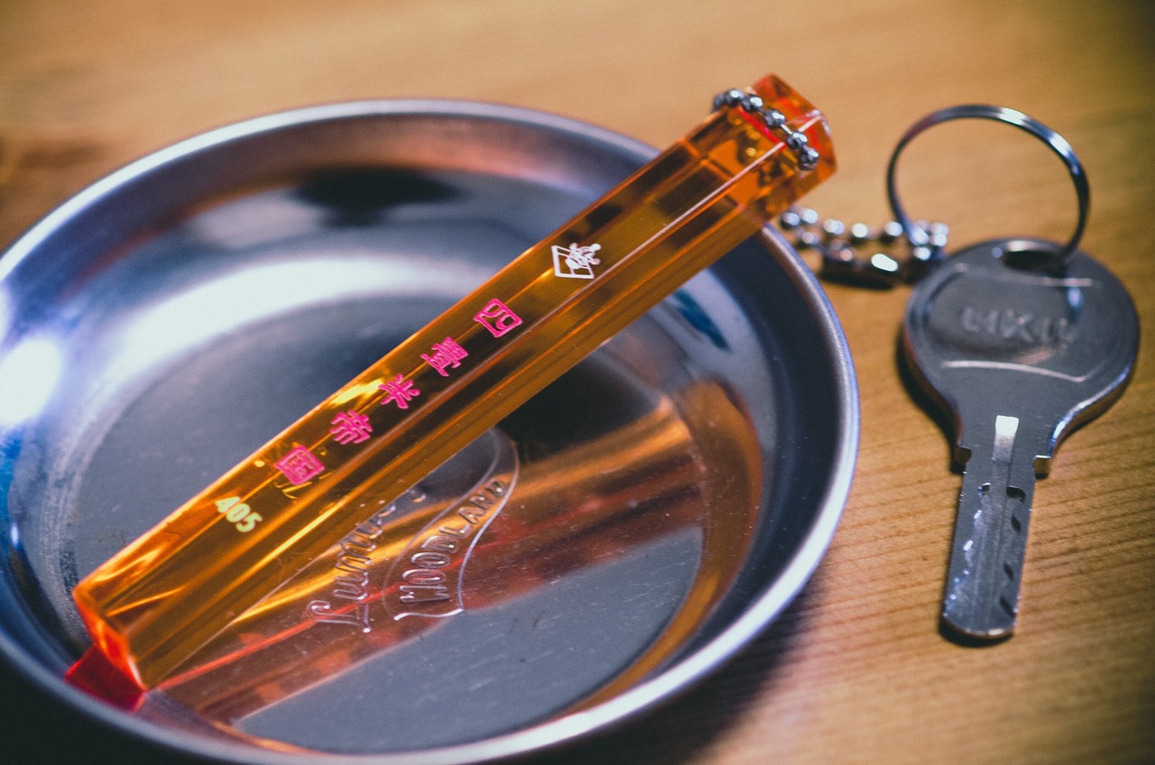 四畳半帝国 Hotel key holder Orange