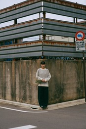 Sheer Aran Relax Sized Pullover Knit