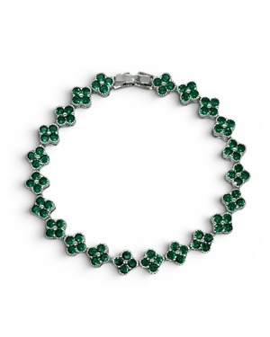 FLOWER LINK BRACELET【Green】