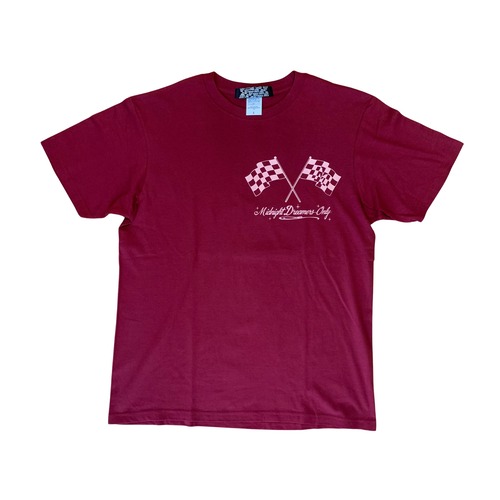NEW LOGO GASOLINE T-SHIRTS(BURGUNDY)