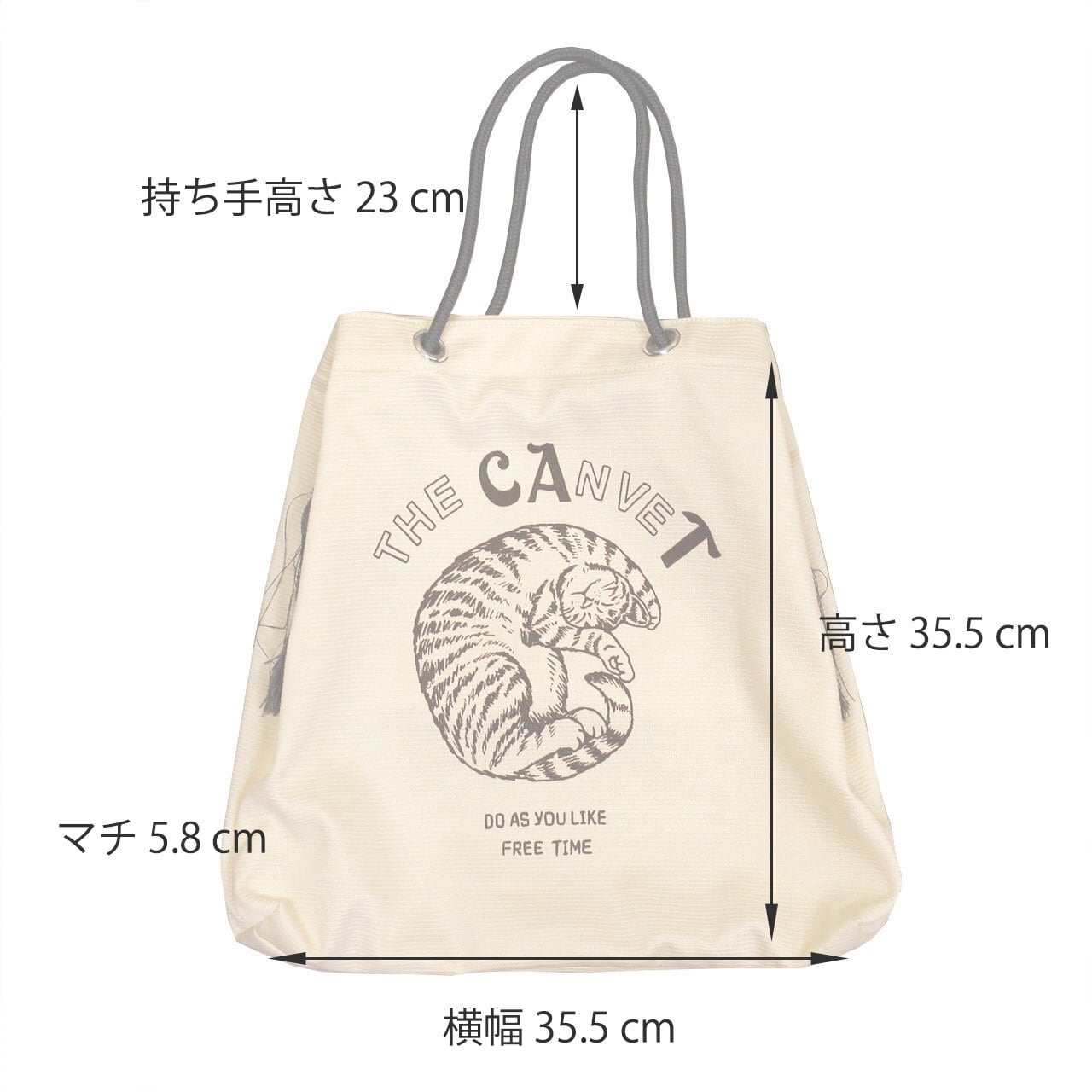バッグ トート カーテン プリント 日本製 THE CANVET (ザ・キャン
