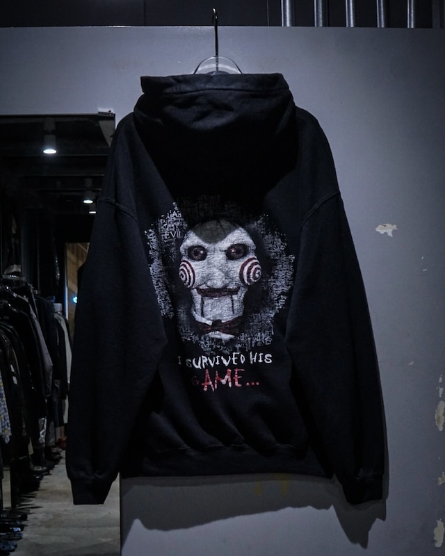 【add (C) vintage】“SAW” “ビリー人形” Loose Pullover Hoodie