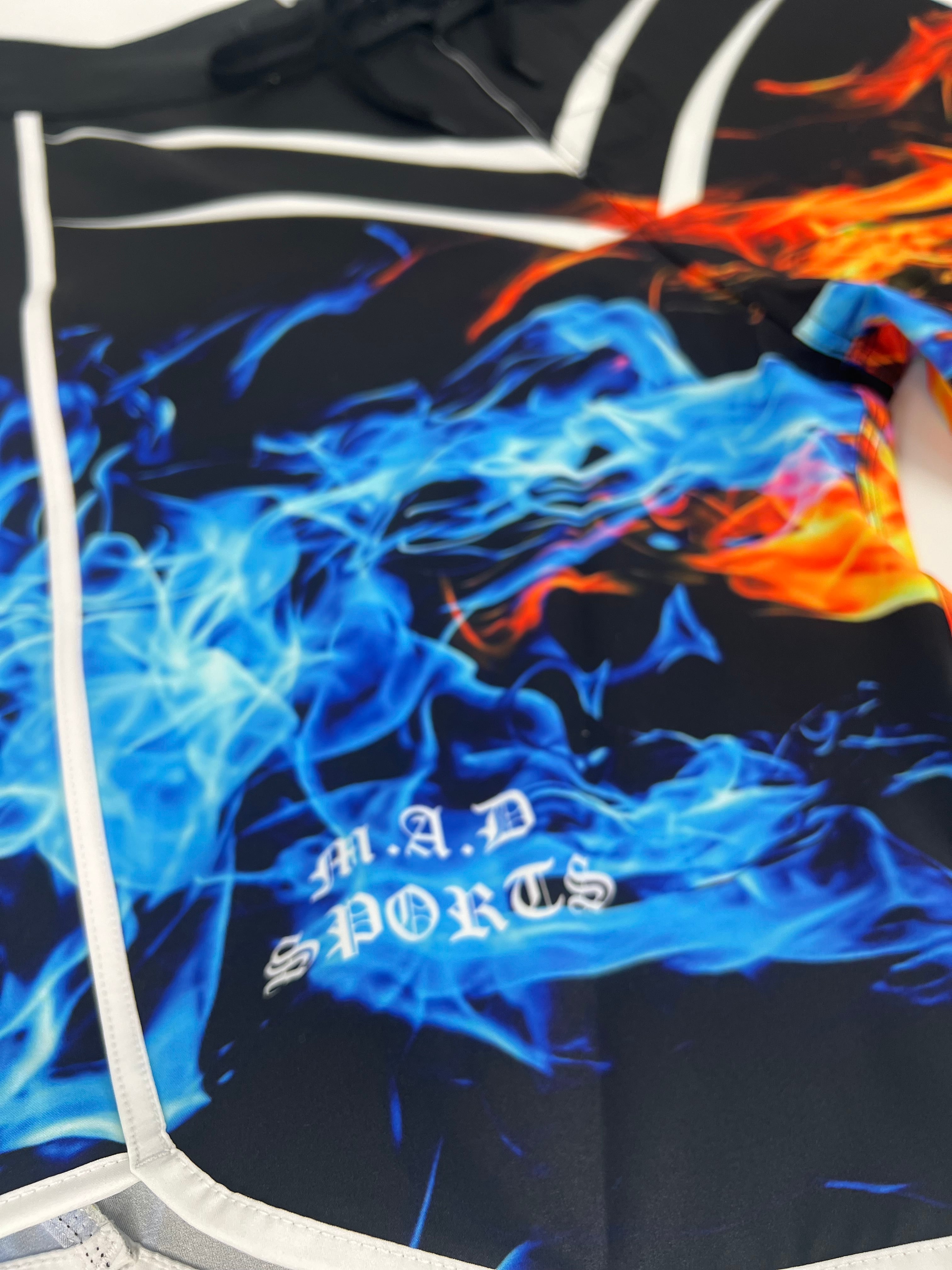 M.A.D Board Shorts 【FIRE×BLACK SPECIAL EDITION】 | madsportsgym
