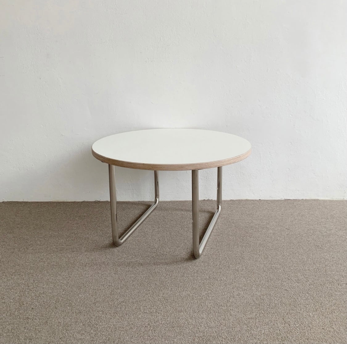 stainless HPL round table / ステンレス ラウンド テーブル ソファー