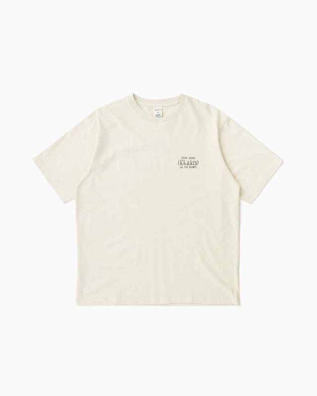 [Khakis] T.W Drawing S/S Tee Ivory 正規品 韓国ブランド 韓国ファッション 韓国代行 カーキス 日本 店舗 (Khakis)