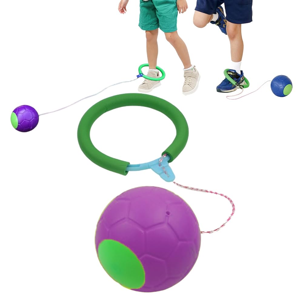 【人気】外遊び スキップボール ジャンピングボール なわとび ホッピング 抜けづらい アウトドア フィットネス 小学生 公園 屋外 省スペース