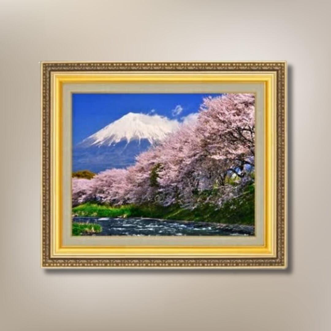 富士山の絵画 強め