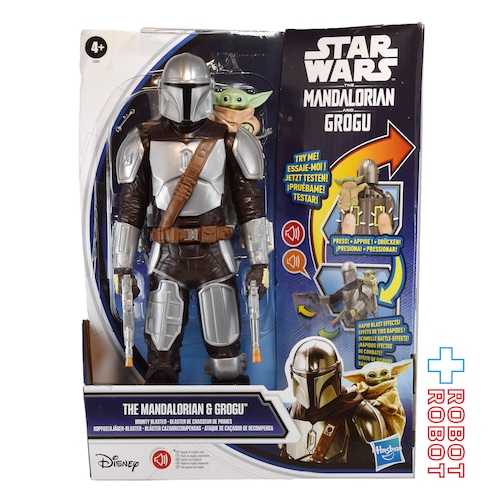 ハズブロ スター・ウォーズ マンダロリアン・アンド・グローグー / マンダロリアン & グローグー バウンティブラスター サウンド アクションフギュア 箱入未開封