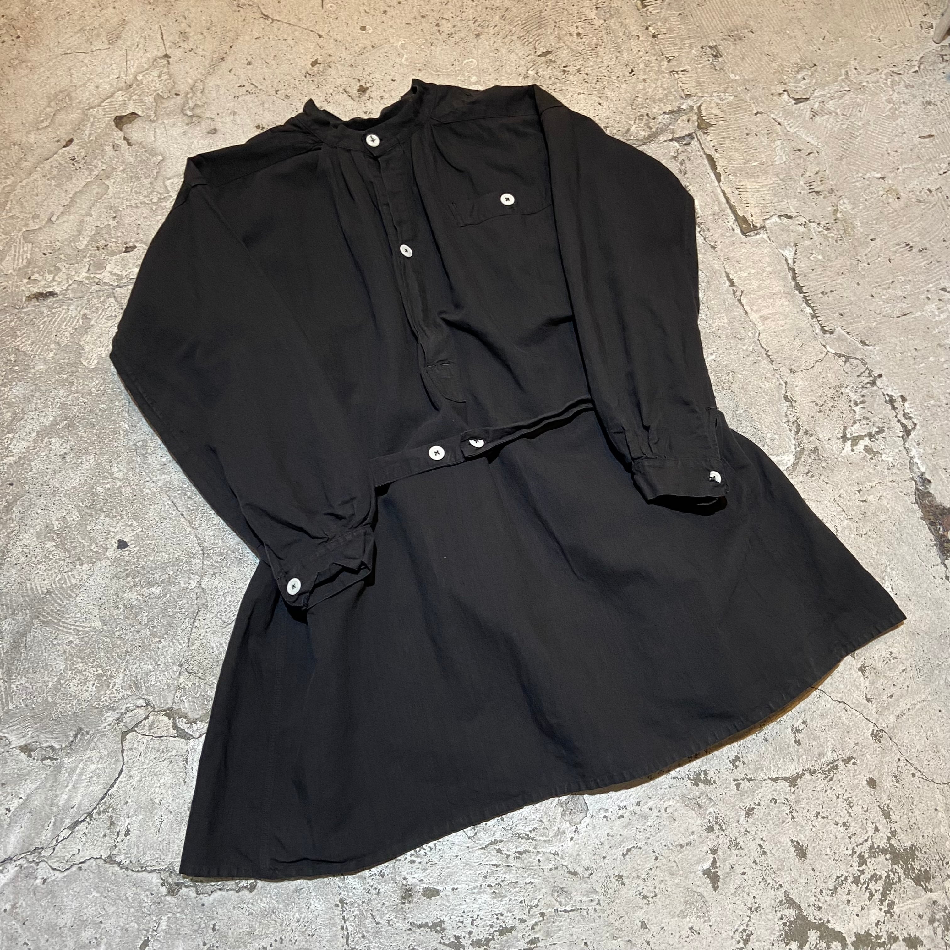 50s〜 FRENCH ARMY / フランス軍 ホスピタルスモック 後染めブラック 
